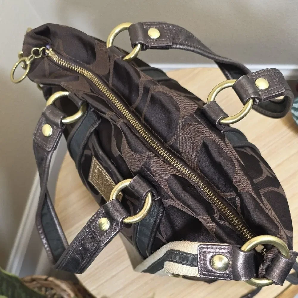 Coach Poppy Spotlight Tote and Matching Wallet